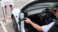 Tesla Adds Emergency Feature So You Can Drive Away From Supercharger Without Unplugging